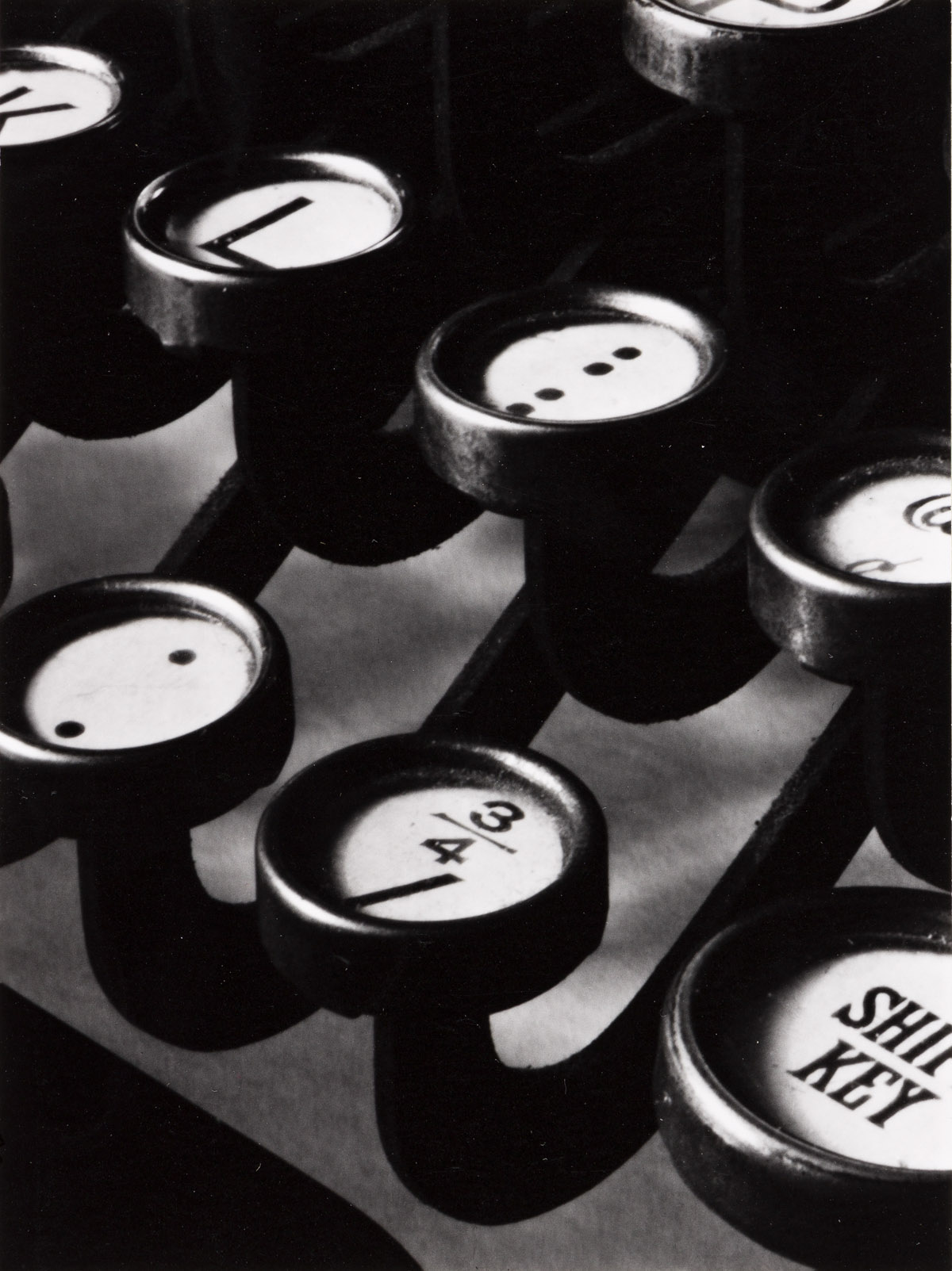 RALPH STEINER (1899-1986) Typewriter Keys.